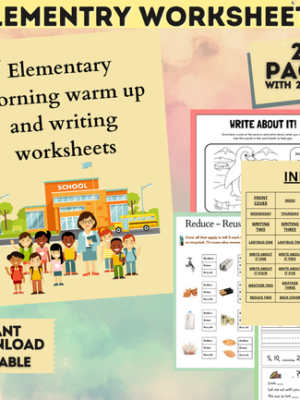 Interactive Elementary Digital Workbook