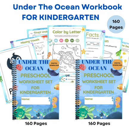 Fun and Educational Under-The-Sea Worksheets.