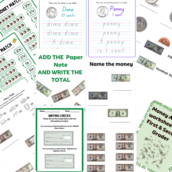 Money  activity Worksheets