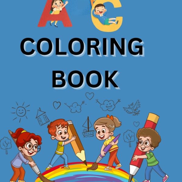 ABC's plain coloring book