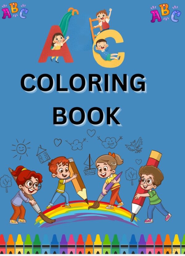 ABC's plain coloring book