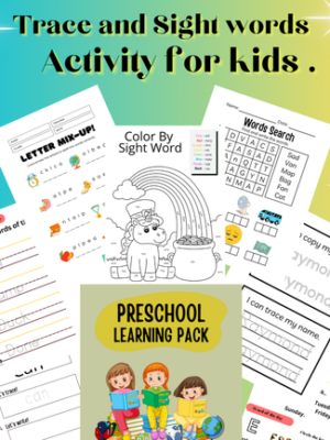 Fun and engaging preschool learning bundle.