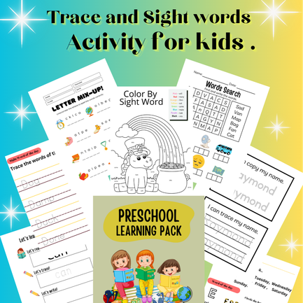 Fun and engaging preschool learning bundle.